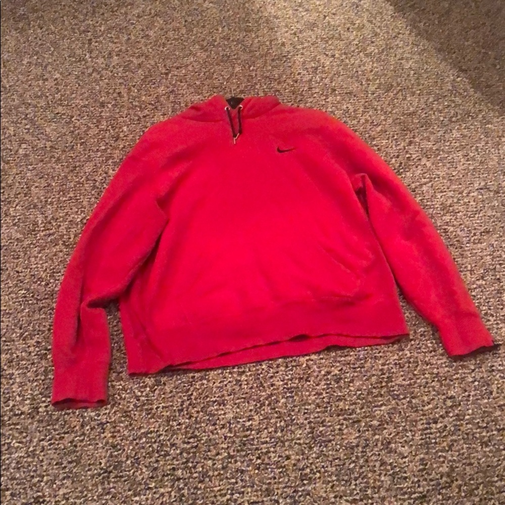 Red Nike Hoodie, size XL